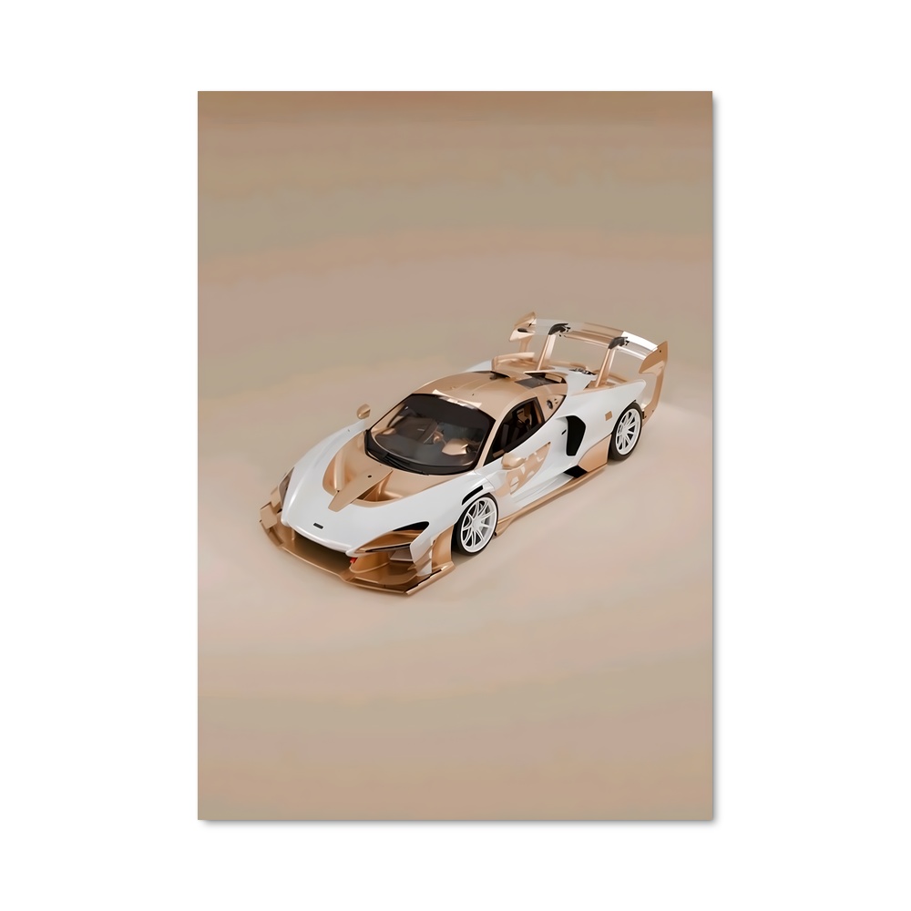 Poster spectaculaire Senna GTR